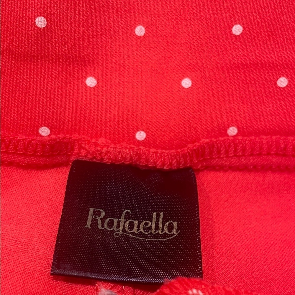 Rafaella Coral Pants with White polka Dots - Picture 7 of 8